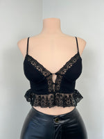Avery Lace Top (Black)