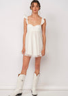 Lyra Mini Dress (WHITE)
