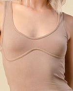 Ally Bustier Top (TAUPE)