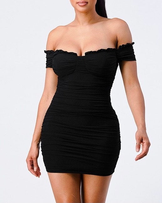 Sadie Mini Dress (BLACK)