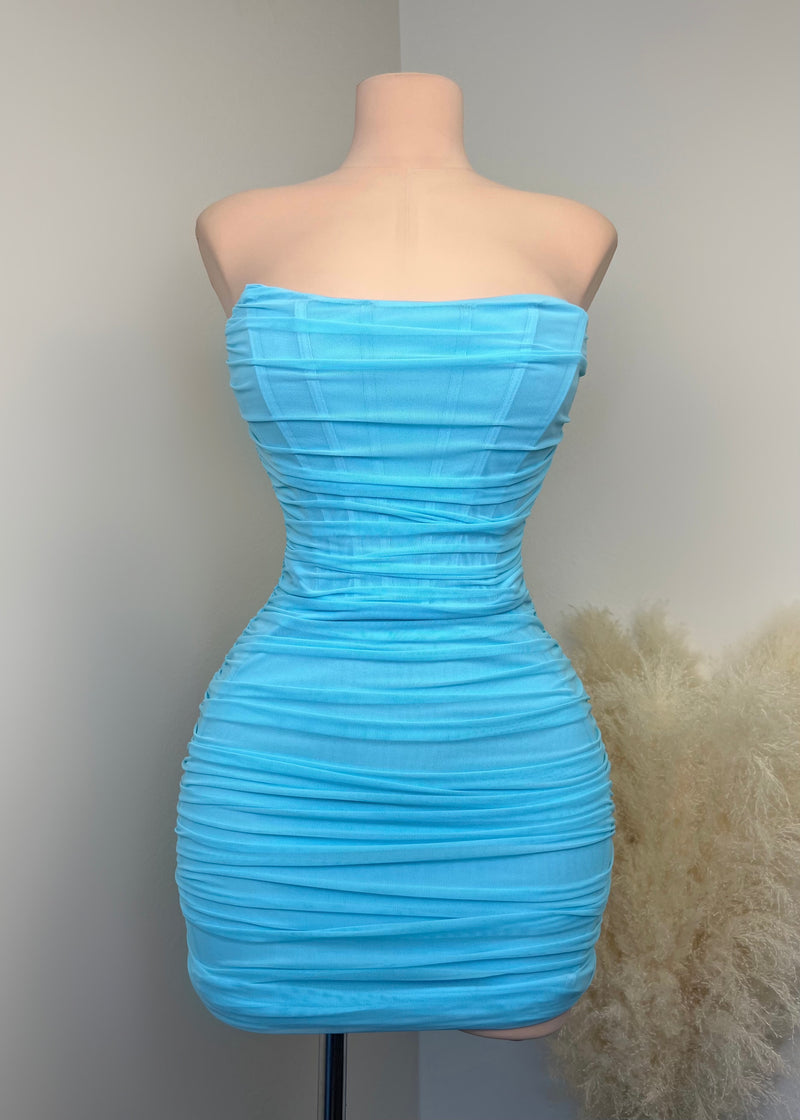 Larissa Corset Dress (BLUE)