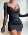 Cher Mini Dress (BLACK)