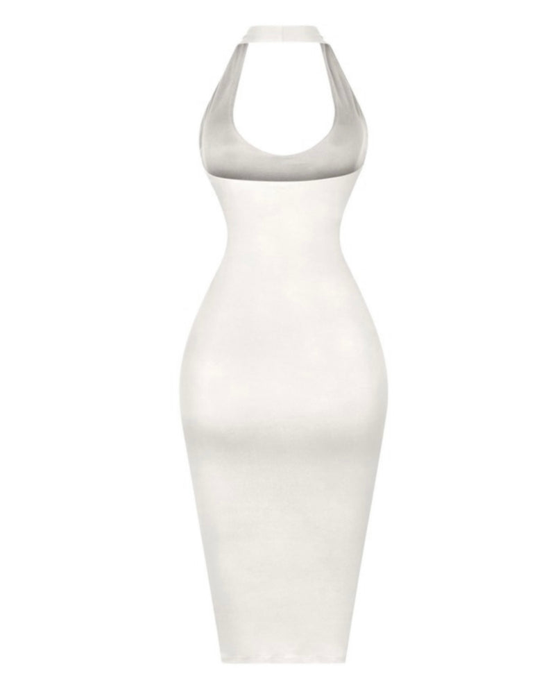 Izzy Midi Dress (WHITE)