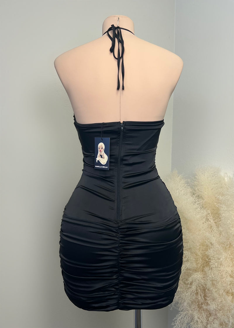 Cindy Mini Dress (BLACK)