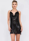 Tiffany Chainmail Dress (BLACK)